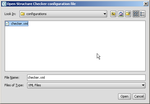 open configuration