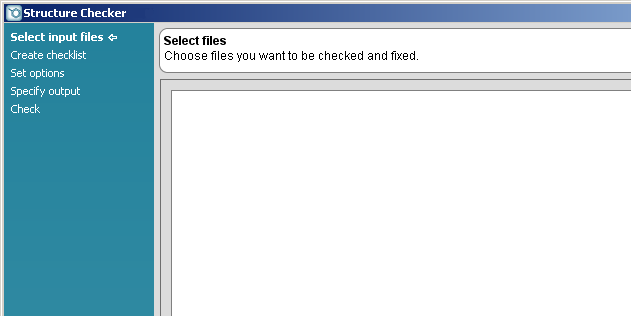 select input file